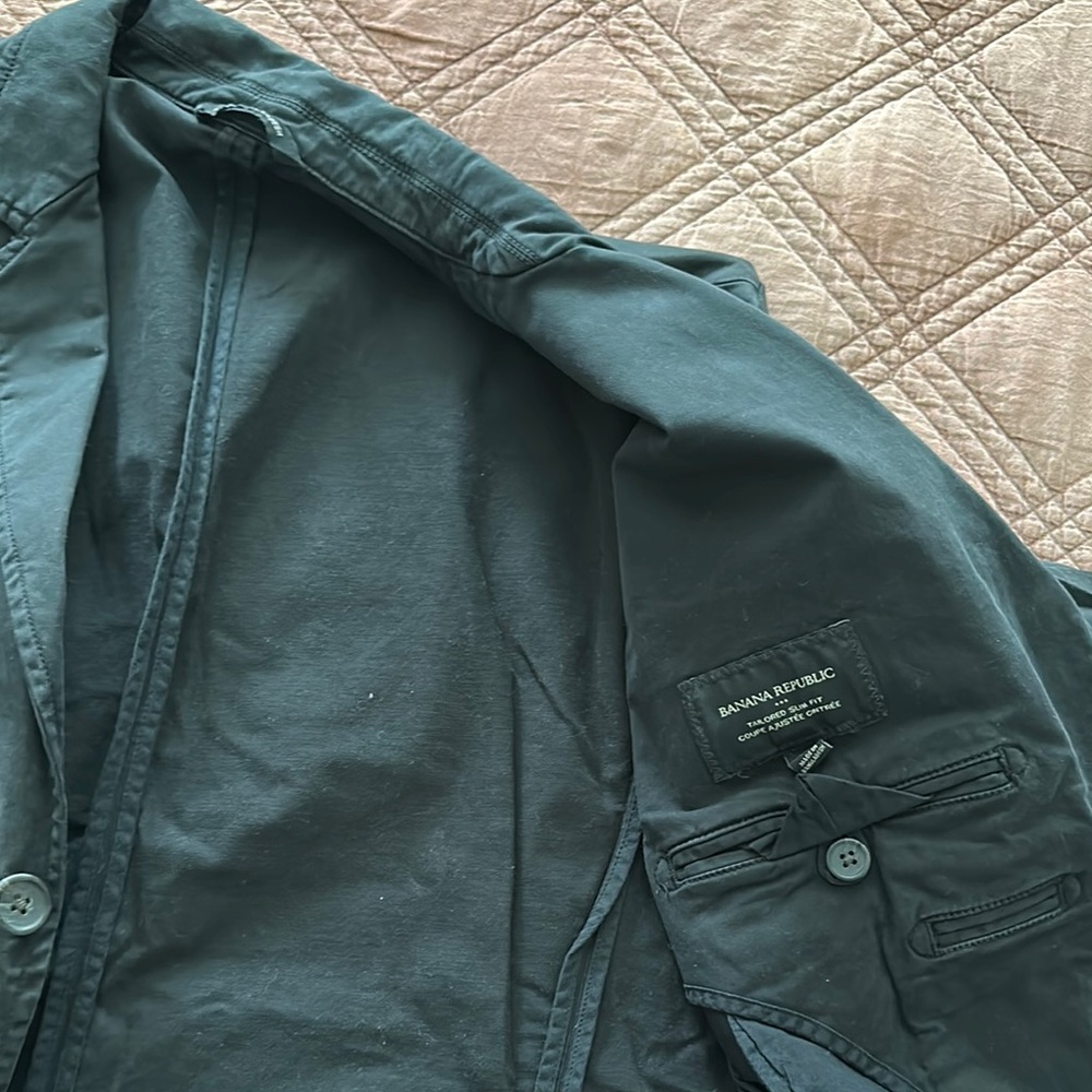 Banana Republic Black Lightweight Jacket blazer